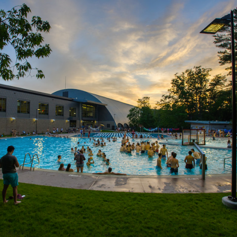 The UNH outdoor pool
