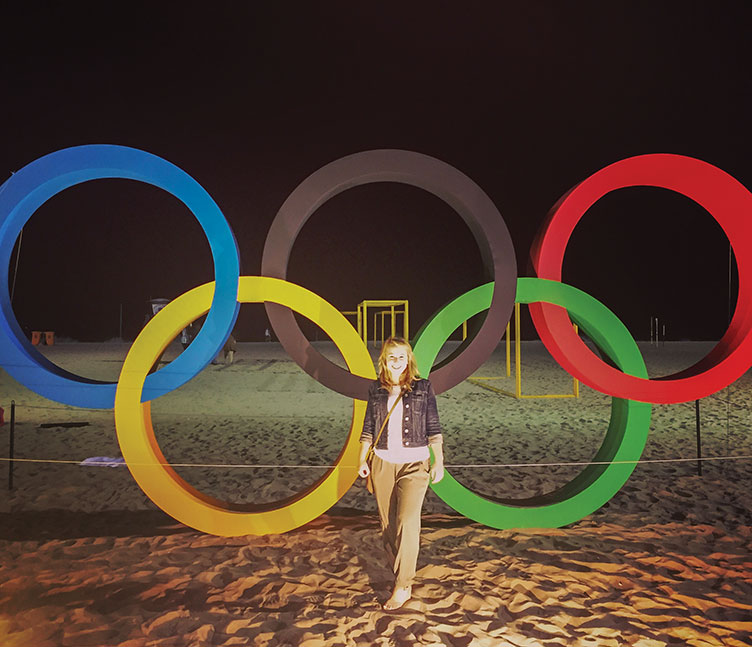 UNH alumna Katie McCarter ’10 at the Rio Olympics