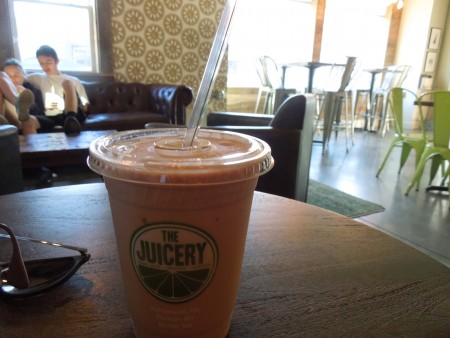 Peanut Butter Bliss smoothie from The Juicery