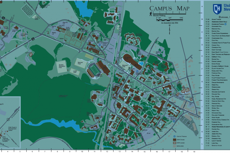 New Campus Maps Available UNH Today