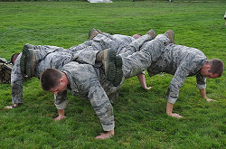 ROTC physical training