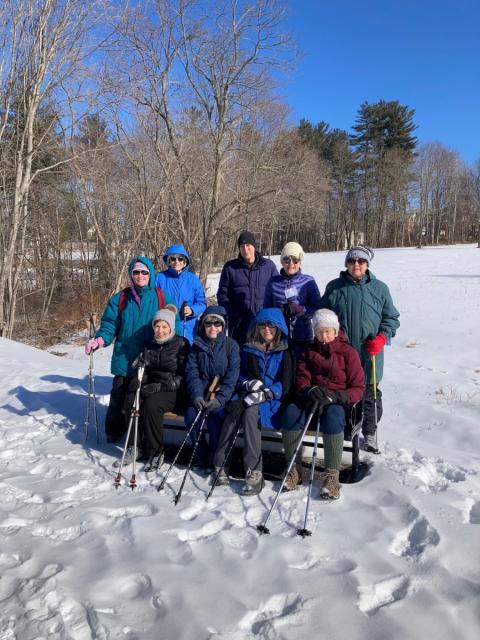 ARA hikers at the Dover Community Trail