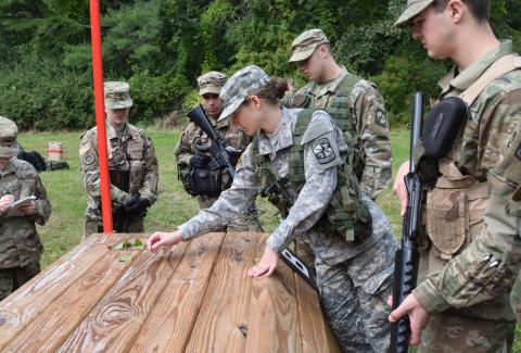 UNH Army ROTC cadets