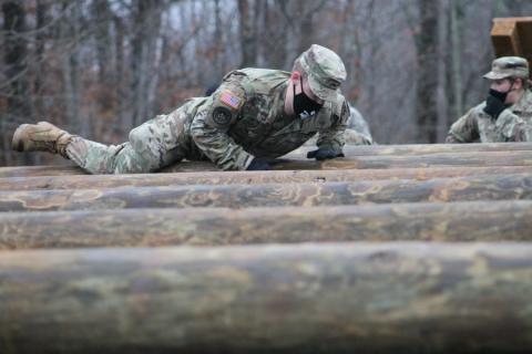 Cadet In Obstacle Course
