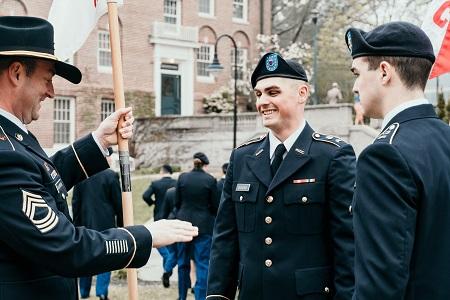 cadets celebrating