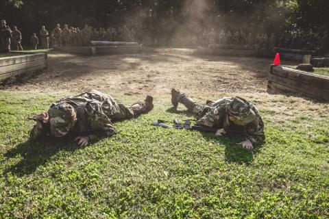 Cadets in training exercise