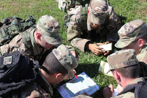 cadets outdoors
