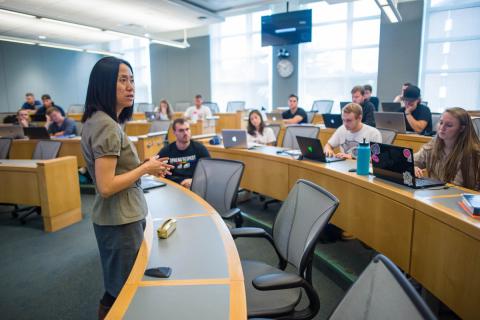 Jin Wang teaching