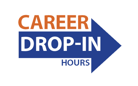 Career Drop-in hours logo for decoration only