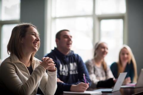Peter T. Paul College students in a classroom