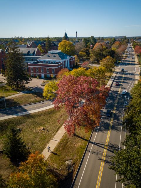 Image of UNH's Durham campus where the Career and Internship Fair is hosted