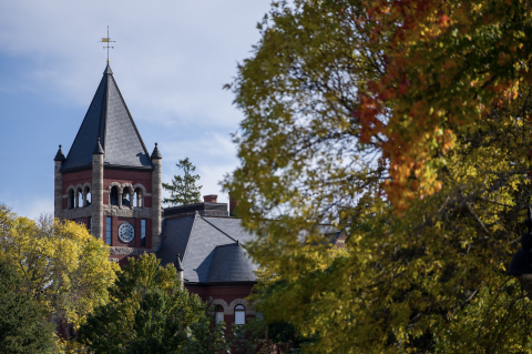 Thompson Hall on Durham campus. Durham has a lot of work study and part time employment opportunities for students.