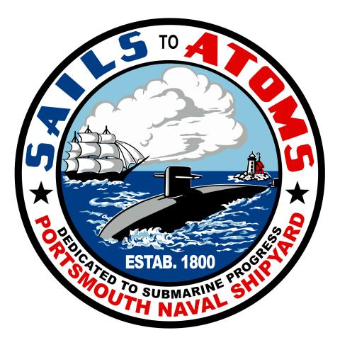Portsmouth Naval Shipyard Logo, Silver Sponsor