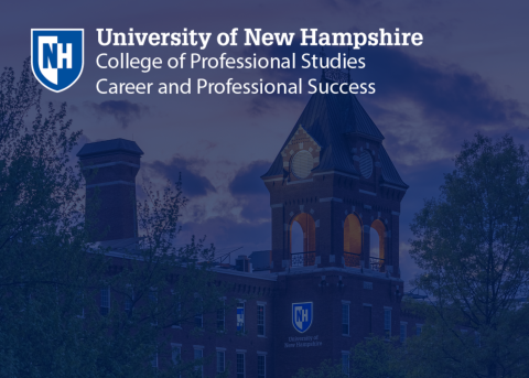 College of Professional Studies Logo over image of UNH Manchester campus