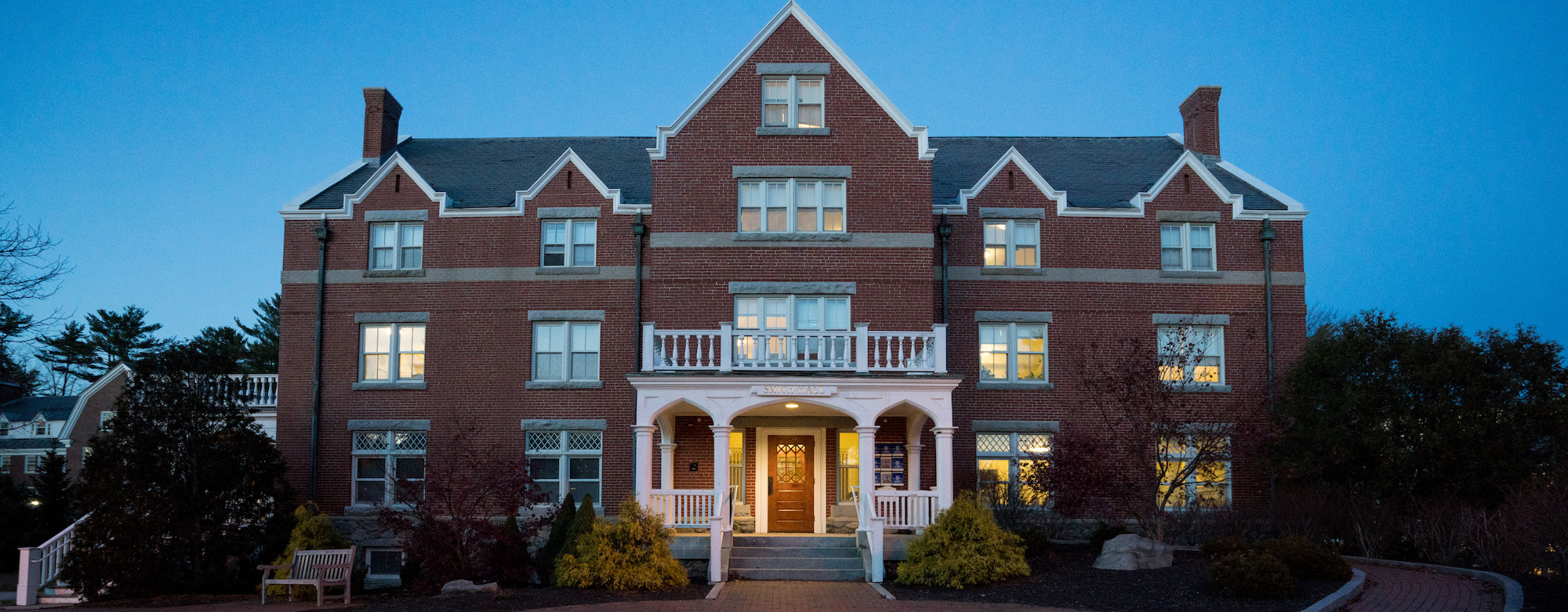 Smith Hall at night