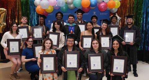 DSC exec board members at the Celebration of Achievement and Excellence