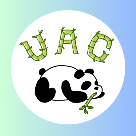 UAC Logo on blue and green gradient background