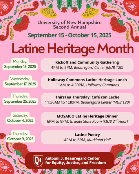 Latine Heritage Month Calendar