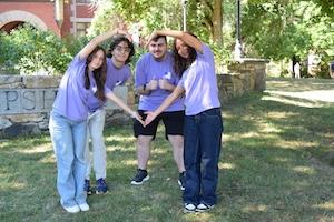 2025 CONNECT participants forming a heart