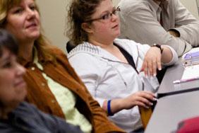 participants in the classroom