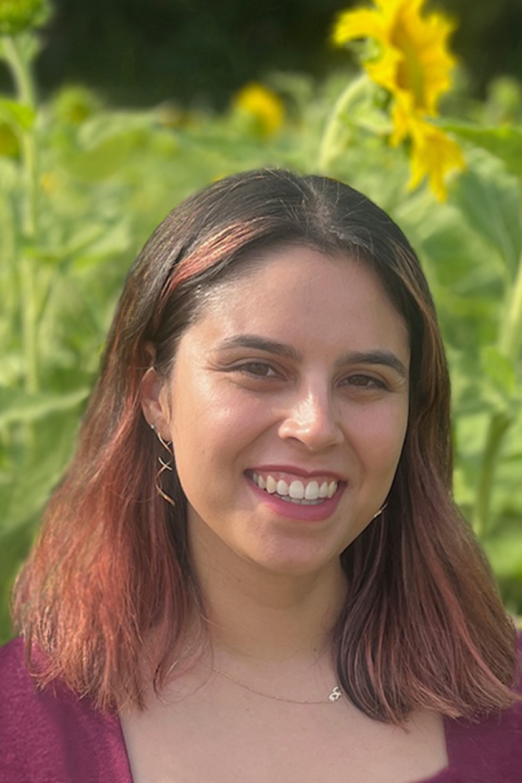 photo of Marlee Perez: headshot, outdoor background