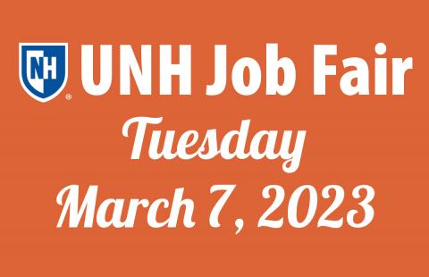 UNH Job Fair Tuesday March 7, 2023