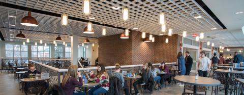Eating at Holloway Commons