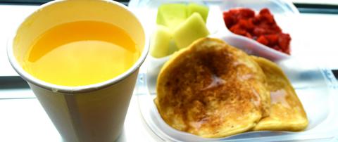 Pancakes with Orange Juice