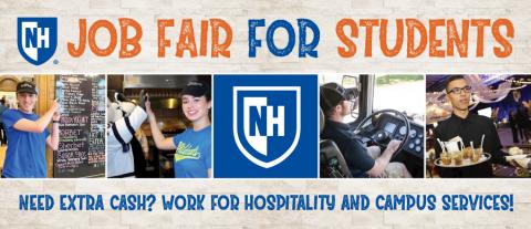 Job Fair for Students - Need Extra Cash? Work for Hospitality and Campus Services!
