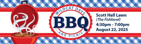 Wildcat Days BBQ and Picnic Banner with Grill Graphic