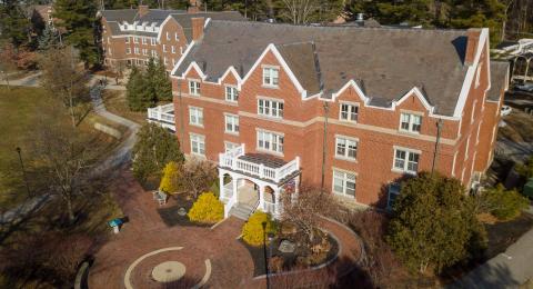 Aerial view of Smith Hall