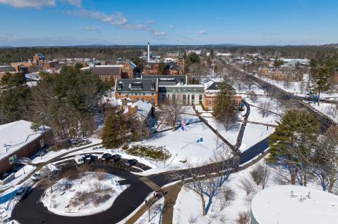 Snowy campus