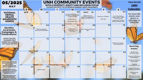 May 2025 DEI Calendar