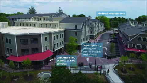 Graphic of Madbury Commons parking