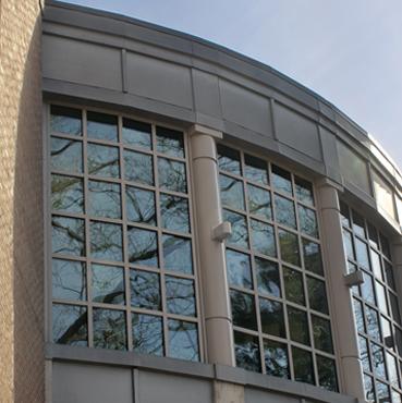 exterior windows of Holloway Commons