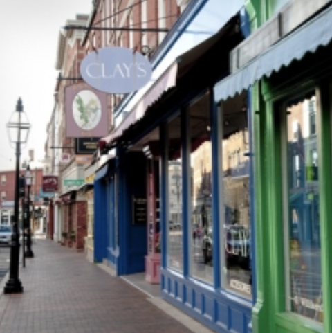 downtown Portsmouth store fronts