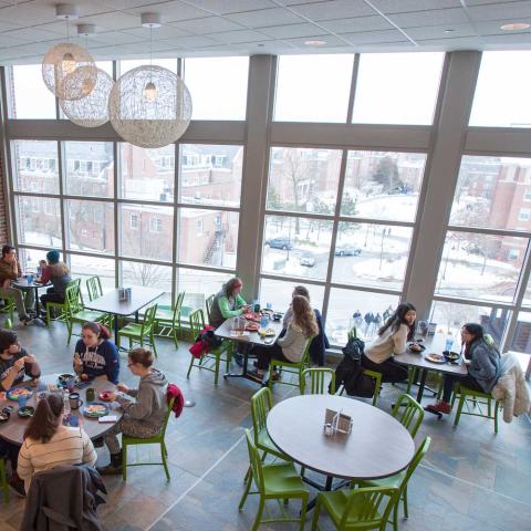 UNH Holloway Commons dining facility