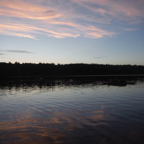 Mendums pond sunset