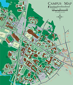 Core Campus Map in color