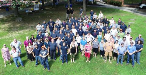 Facilities staff barbeque