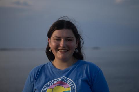 Young woman on the beach
