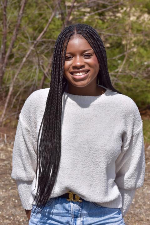 Young woman smiling