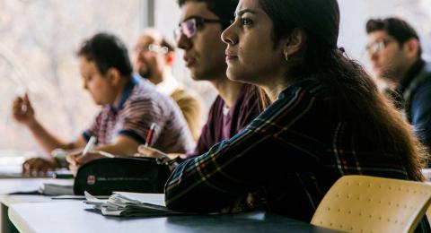 students in a classroom