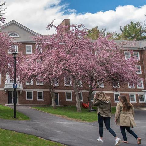 unh students on campus