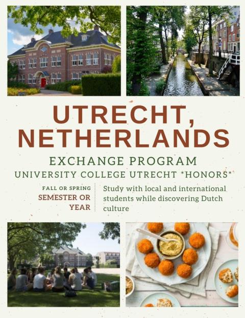 Netherlands Program Flyer - University College Utrecht