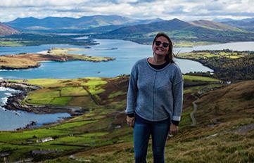 Grace Callahan studying abroad in Ireland