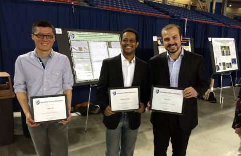 UNH graduate students smiling for picture