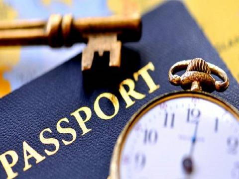 passport and key