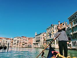 gondola ride in Italy