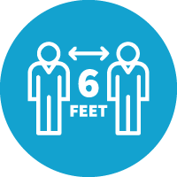 physical distance icon unhtogether